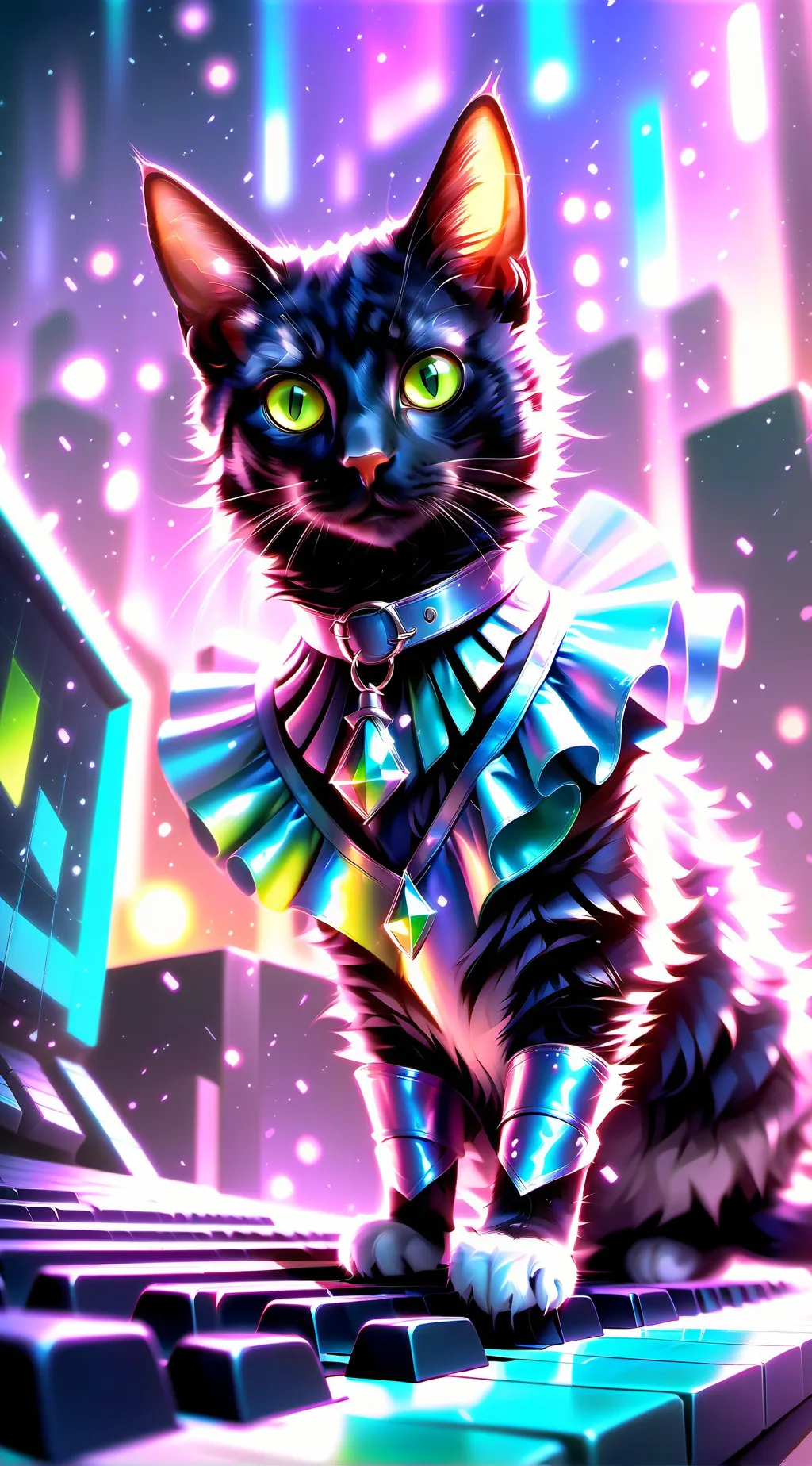 ai character: Hashtag background