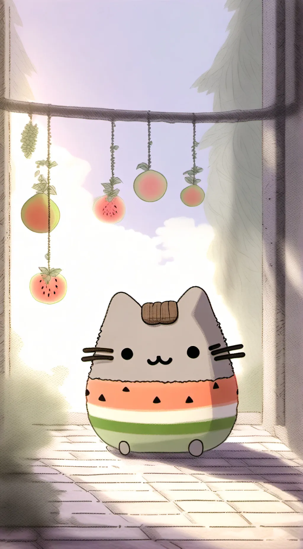 ai character: Melon Plüsch  background