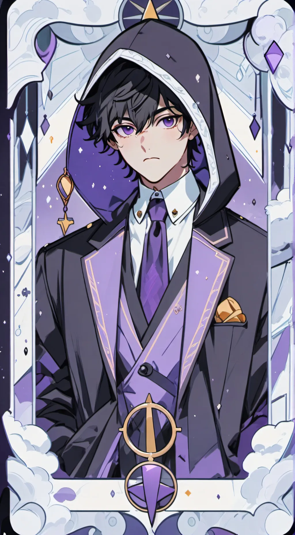 ai character: Kodokuna kage 🌘 background