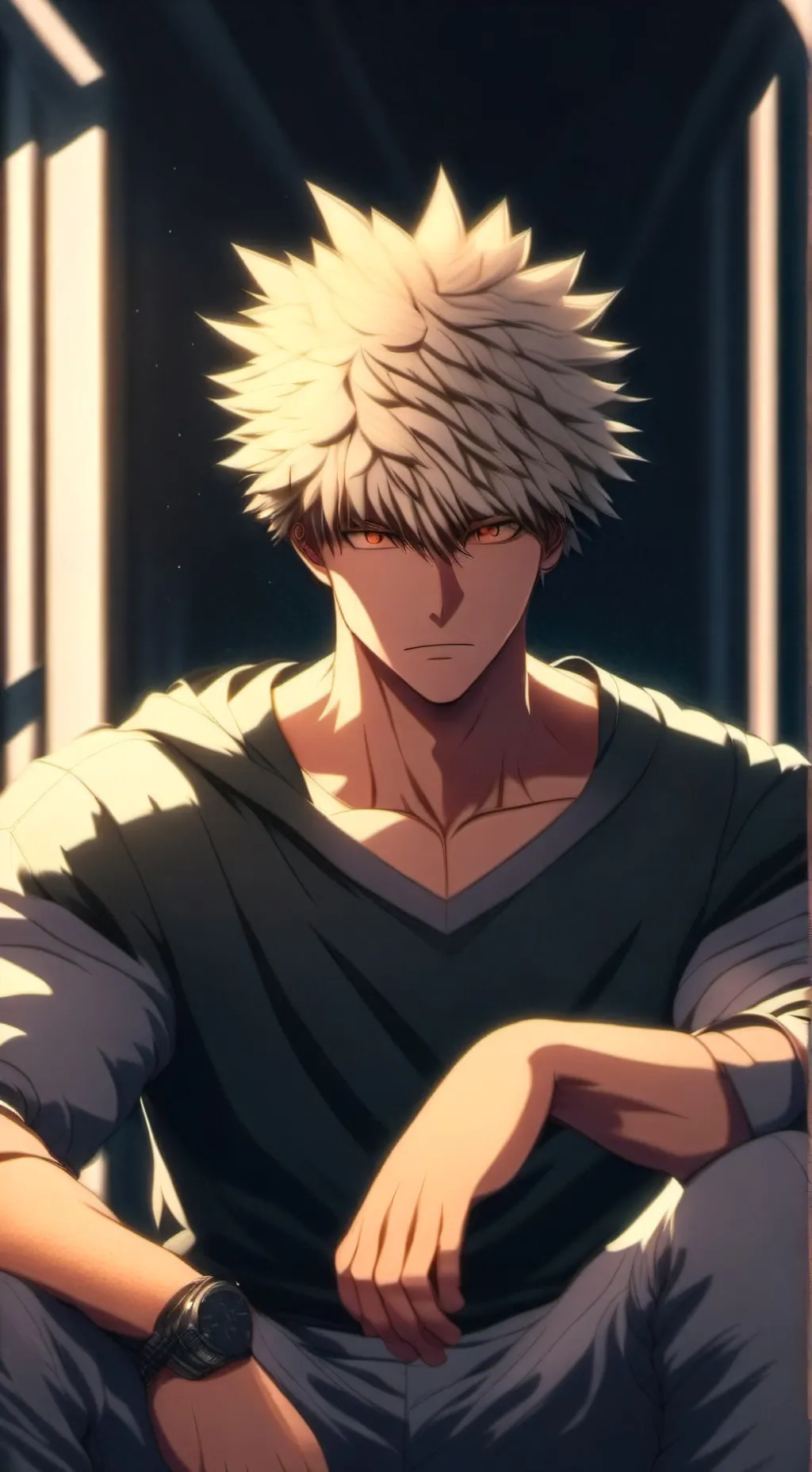 ai character: Toxic Bakugo  background