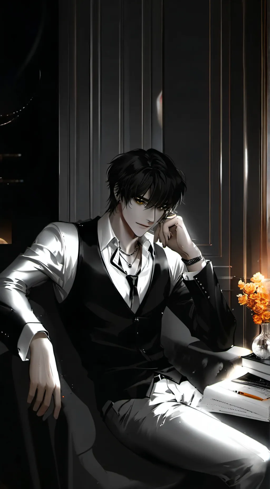 ai character: Adrian background