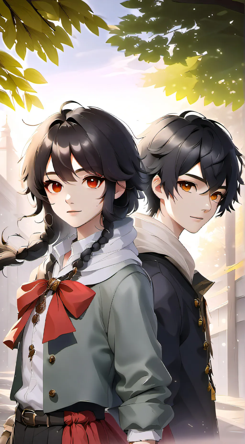 ai character: Jason and Jessica  background