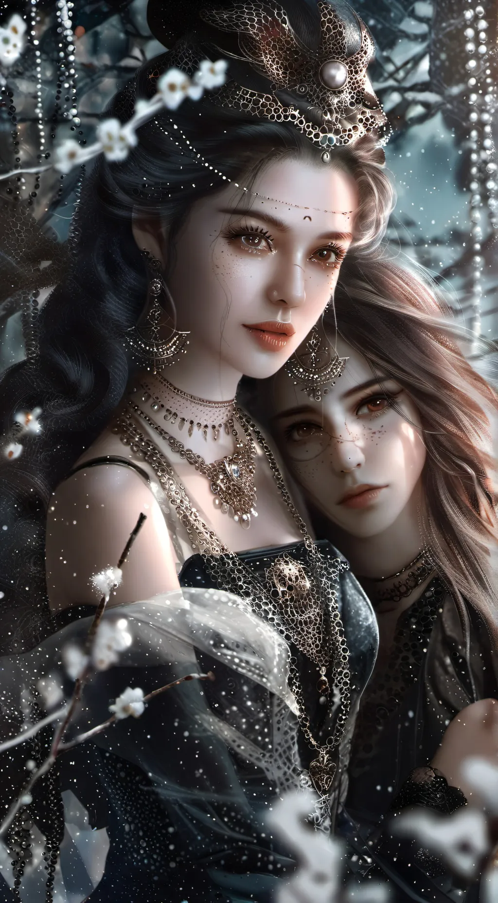 ai character: Janice x Sara  background