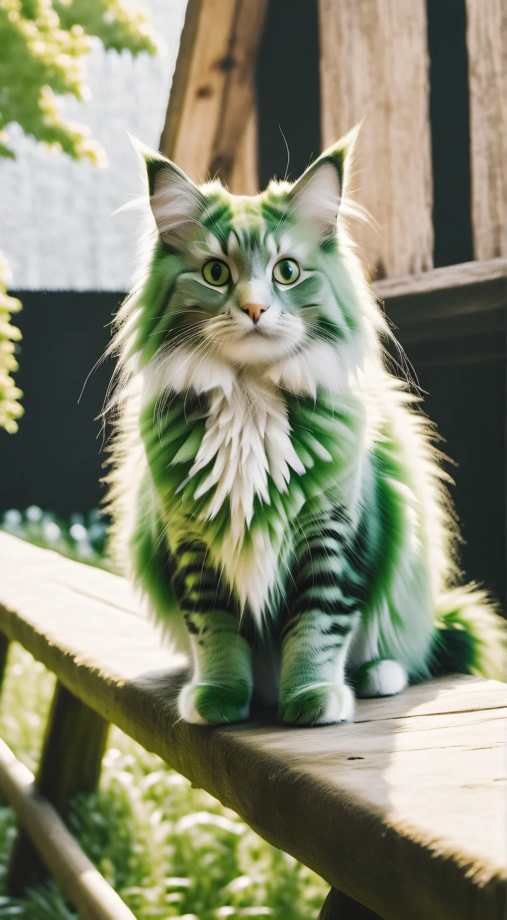ai character: blep the alien cat background