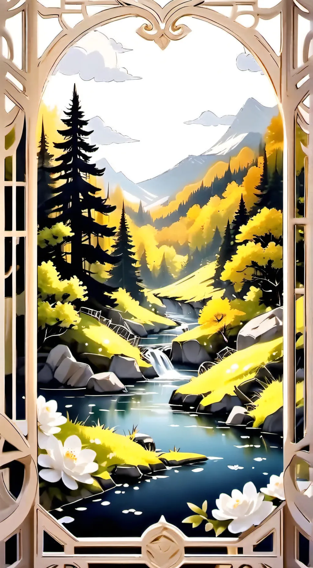 ai character: kny background