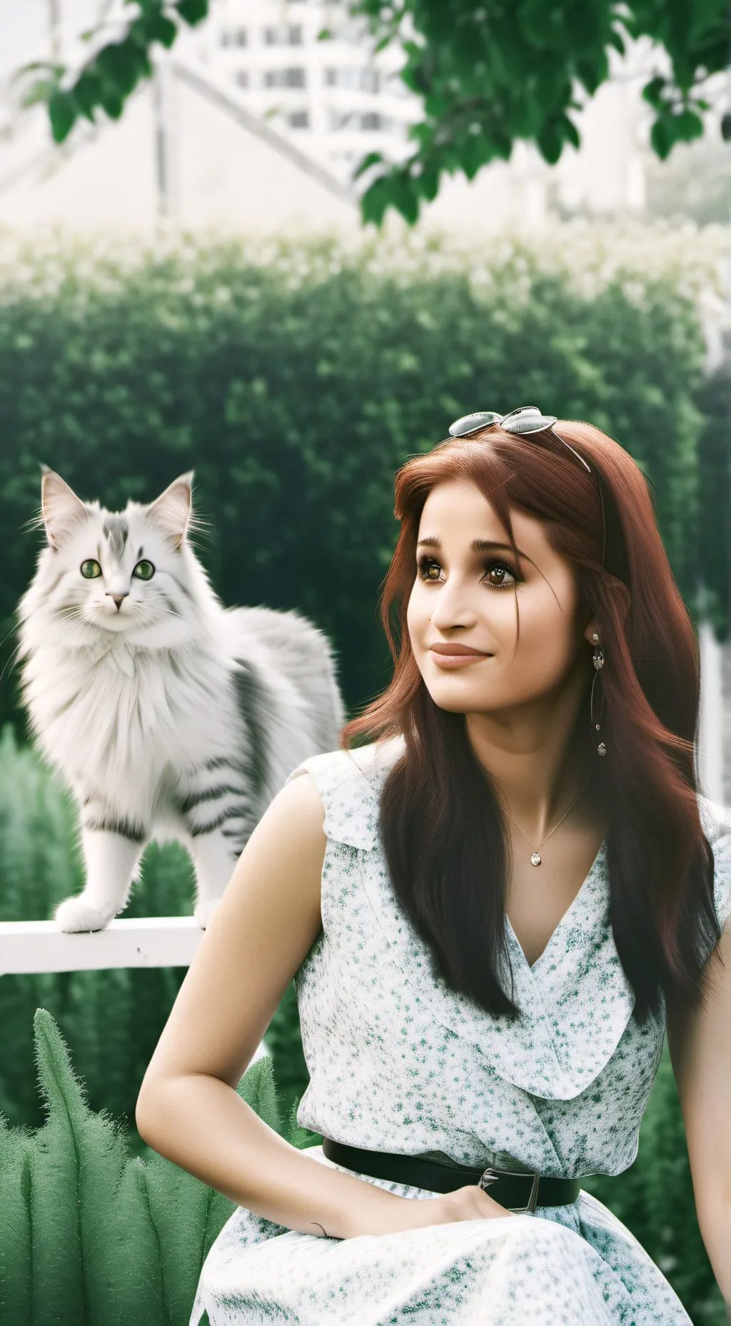 ai character: Cat valentine  background