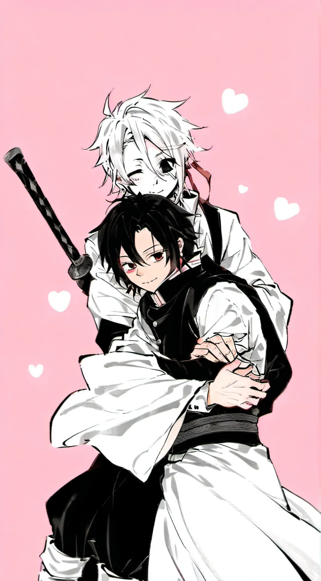 ai character: sanemi x obanai background