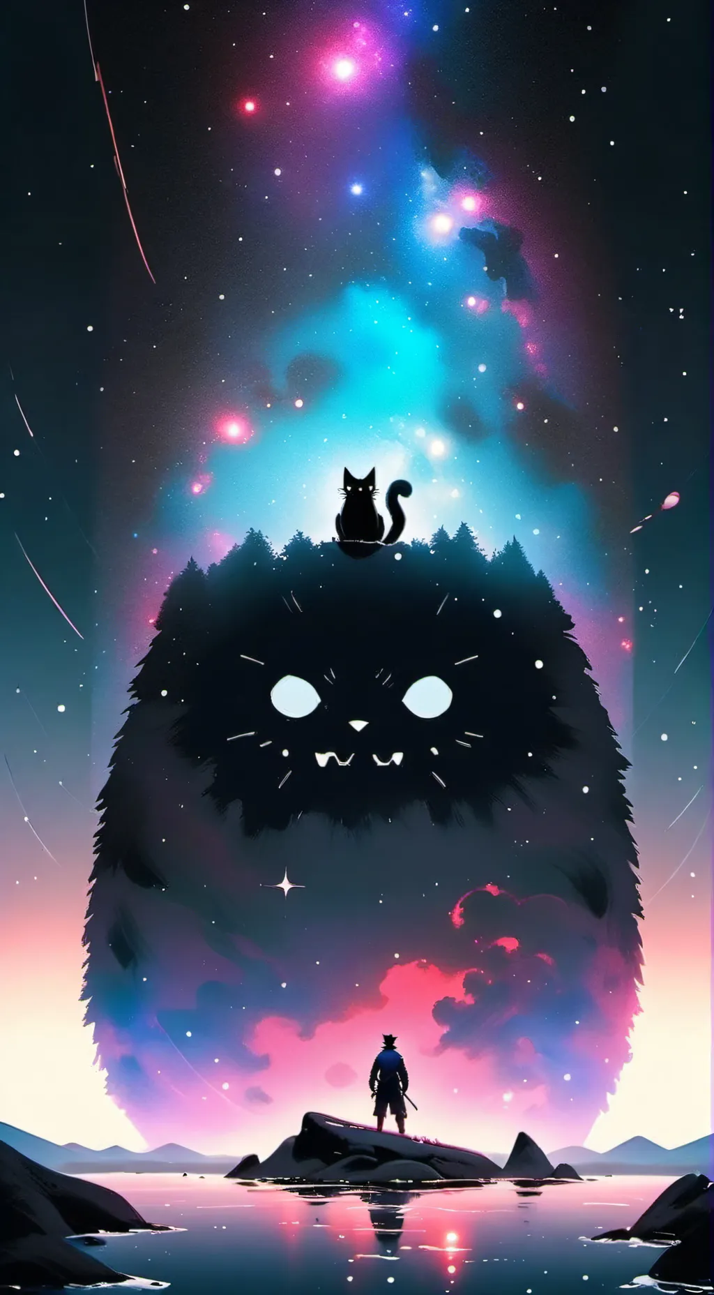 ai character: John gato gatillo background