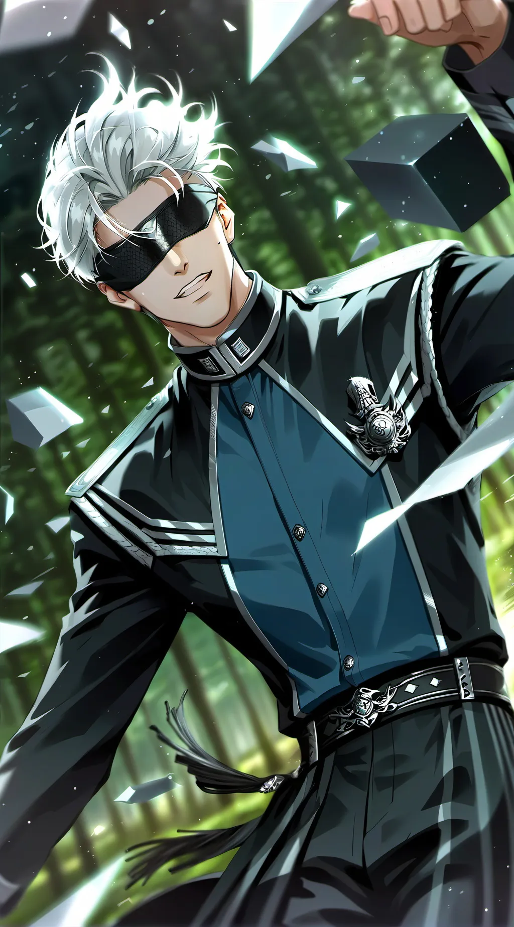 ai character: Gojo Satoru background