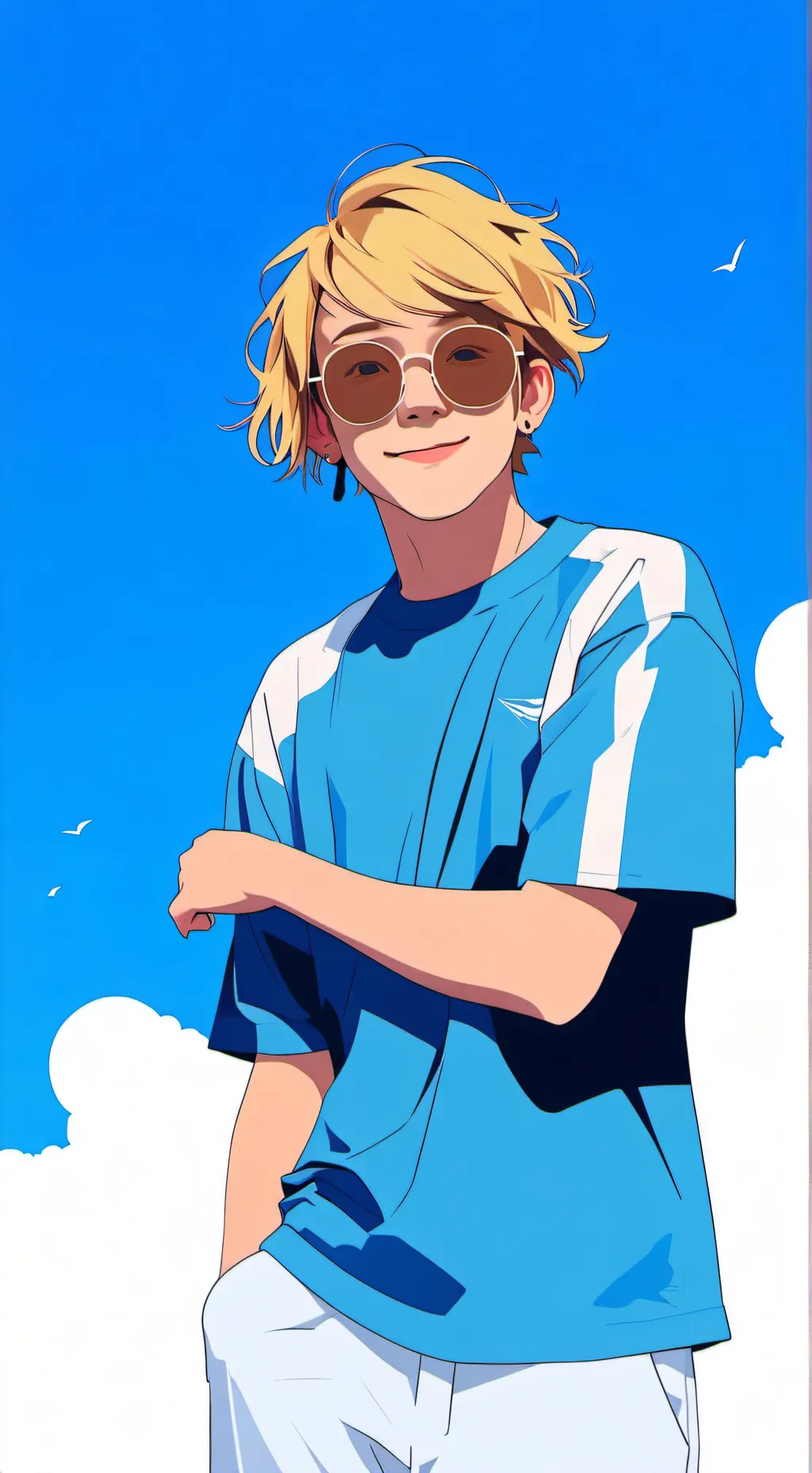 ai character: HARVIE background