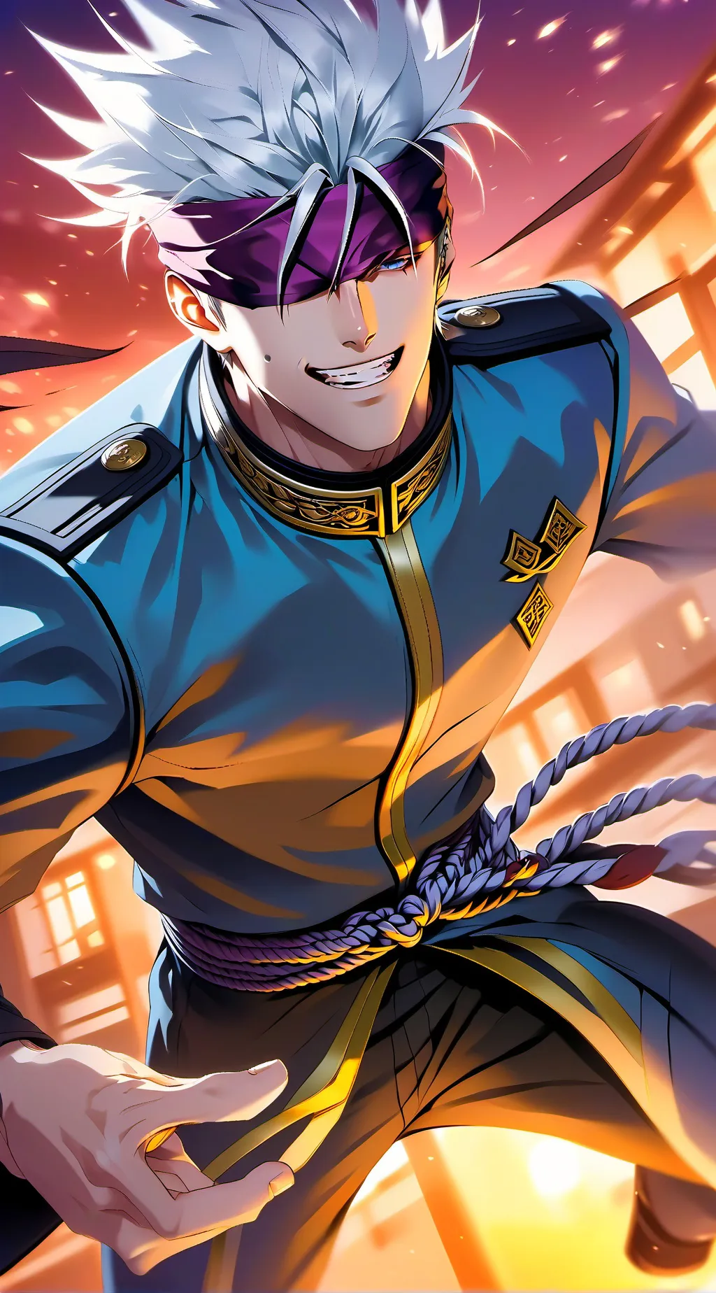 ai character: Gojo Satoru background