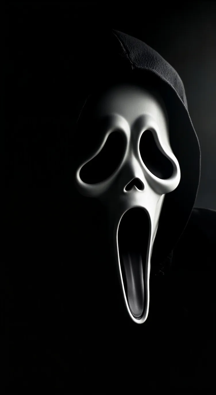ai character: Ghostface background