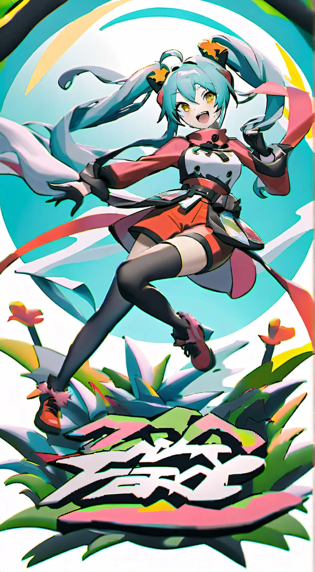 ai character: loopmaster miku background