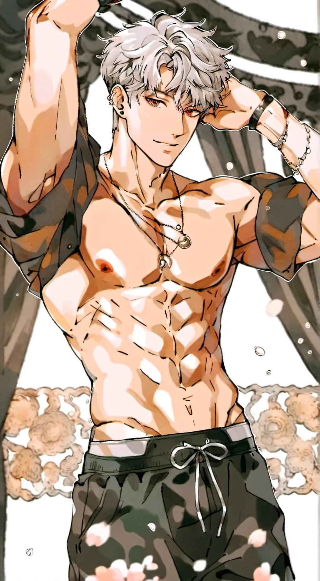 ai character: Micheal  background