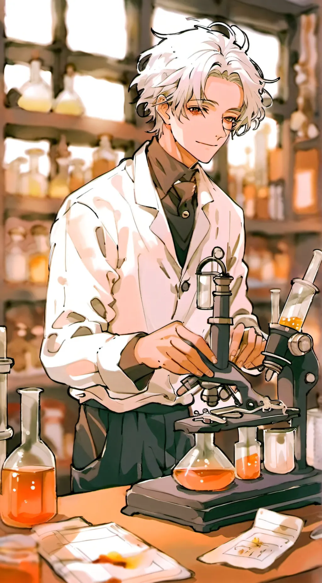 ai character: Dr. Miller  background