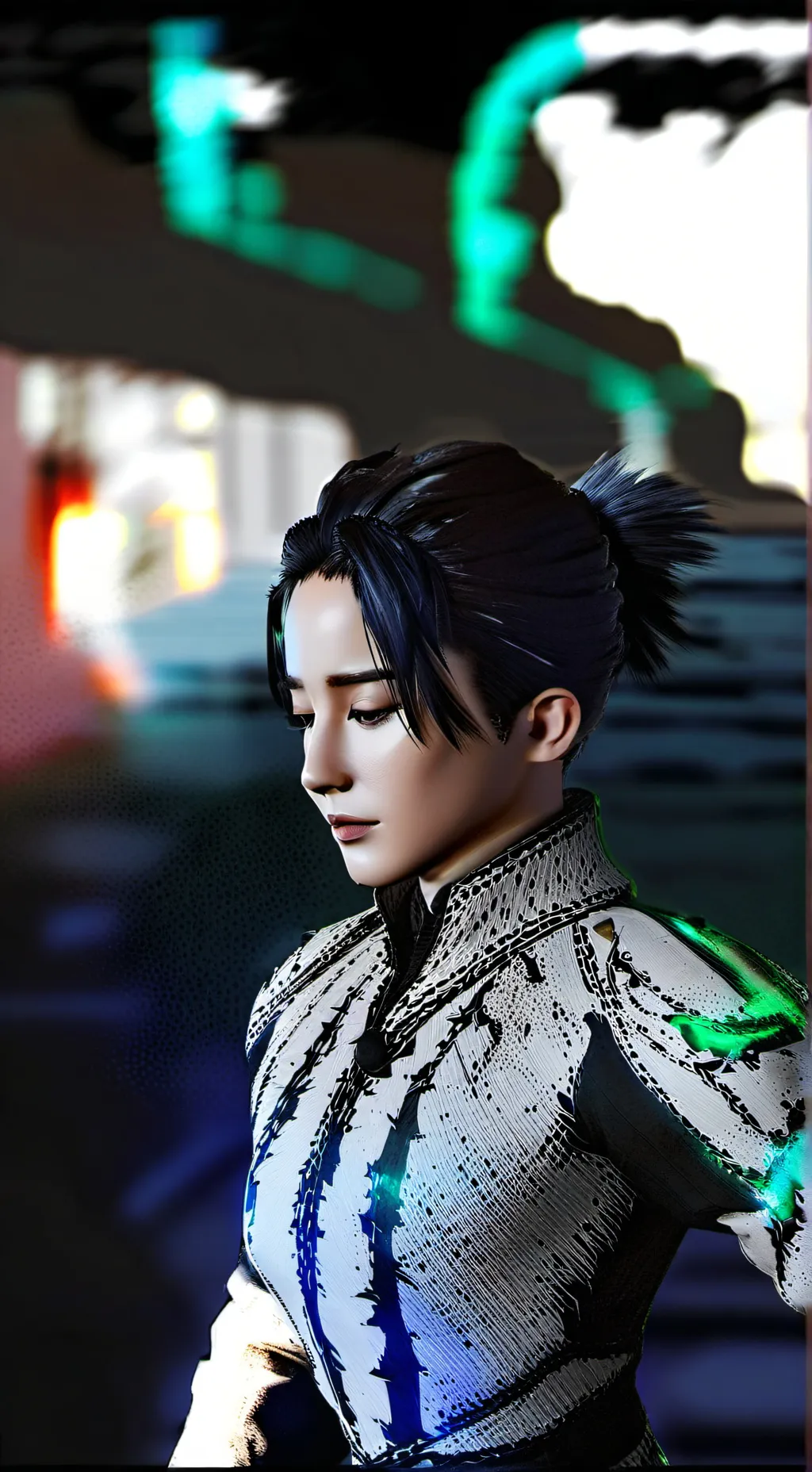 ai character: ran background