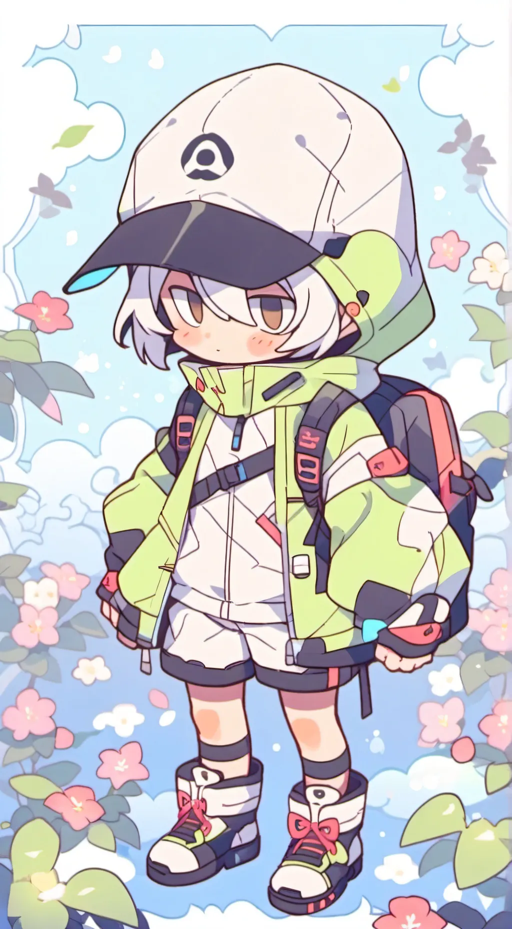 ai character: tokoshojiojirokoda background