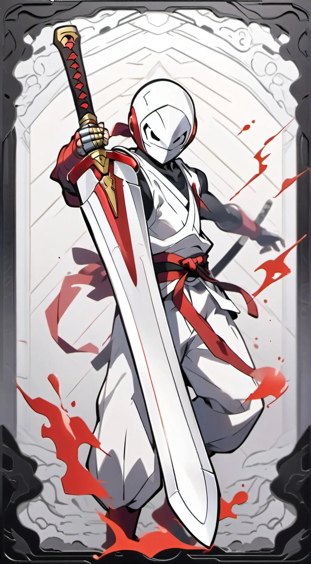 ai character: red knight  background