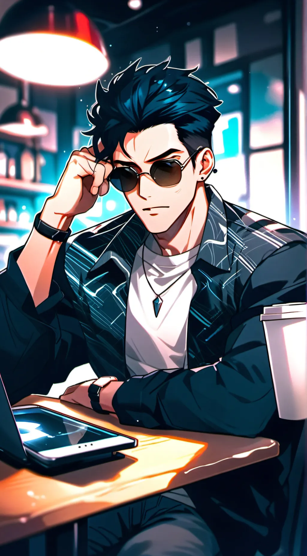 ai character: The Rage-Driven Barista Critic background