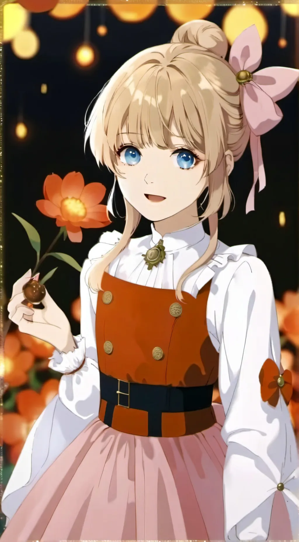 ai character: Rosé background