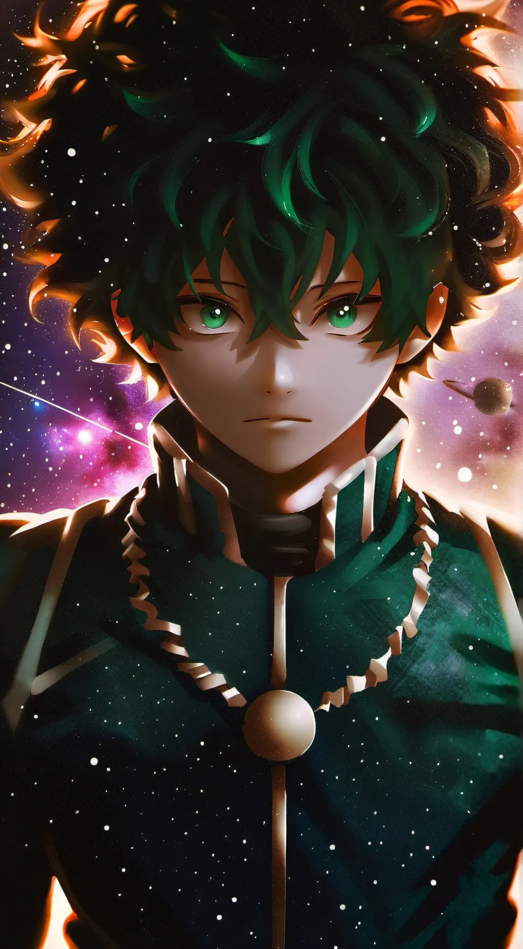 ai character: izuku midoriya  background