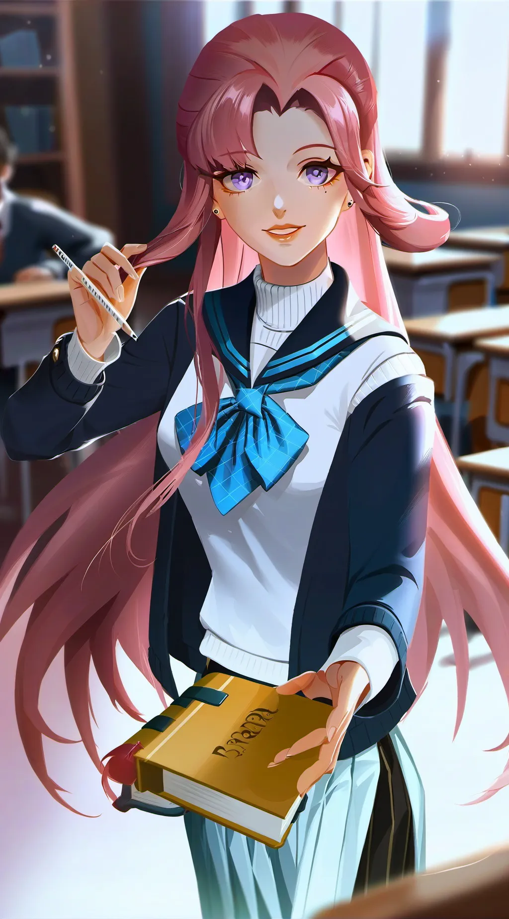 ai character: Aoi background