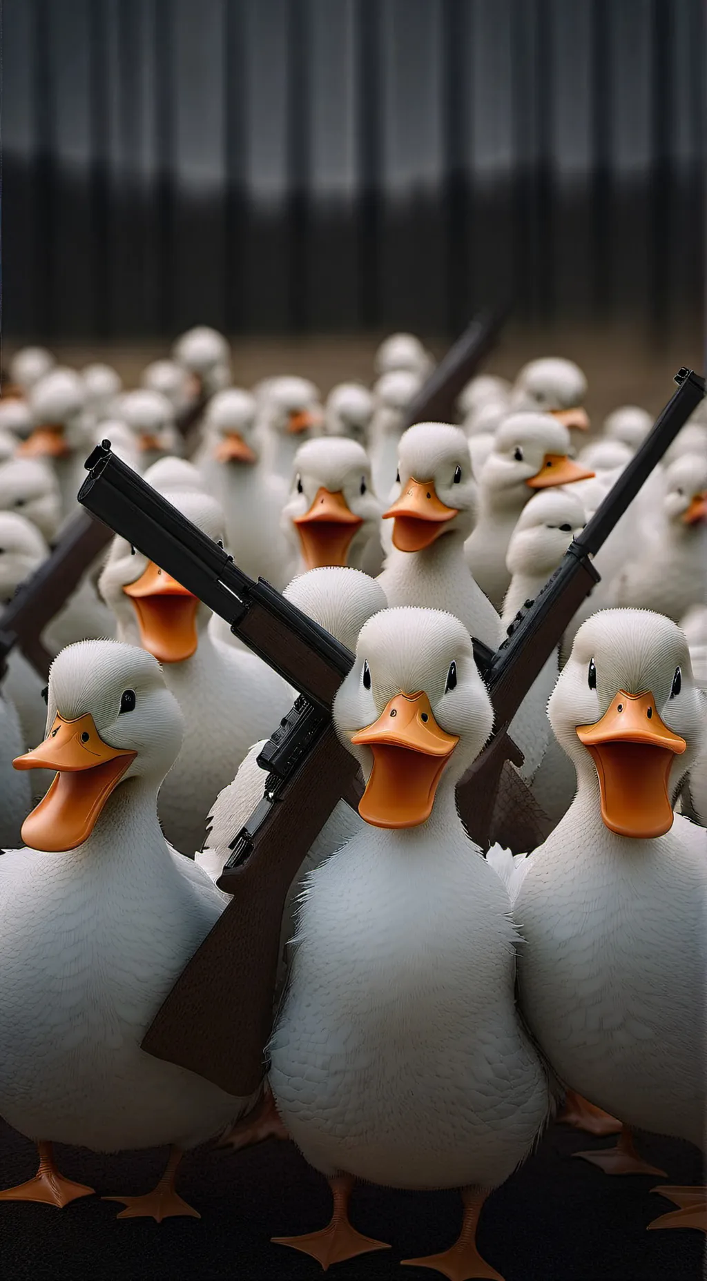 ai character: ducks background