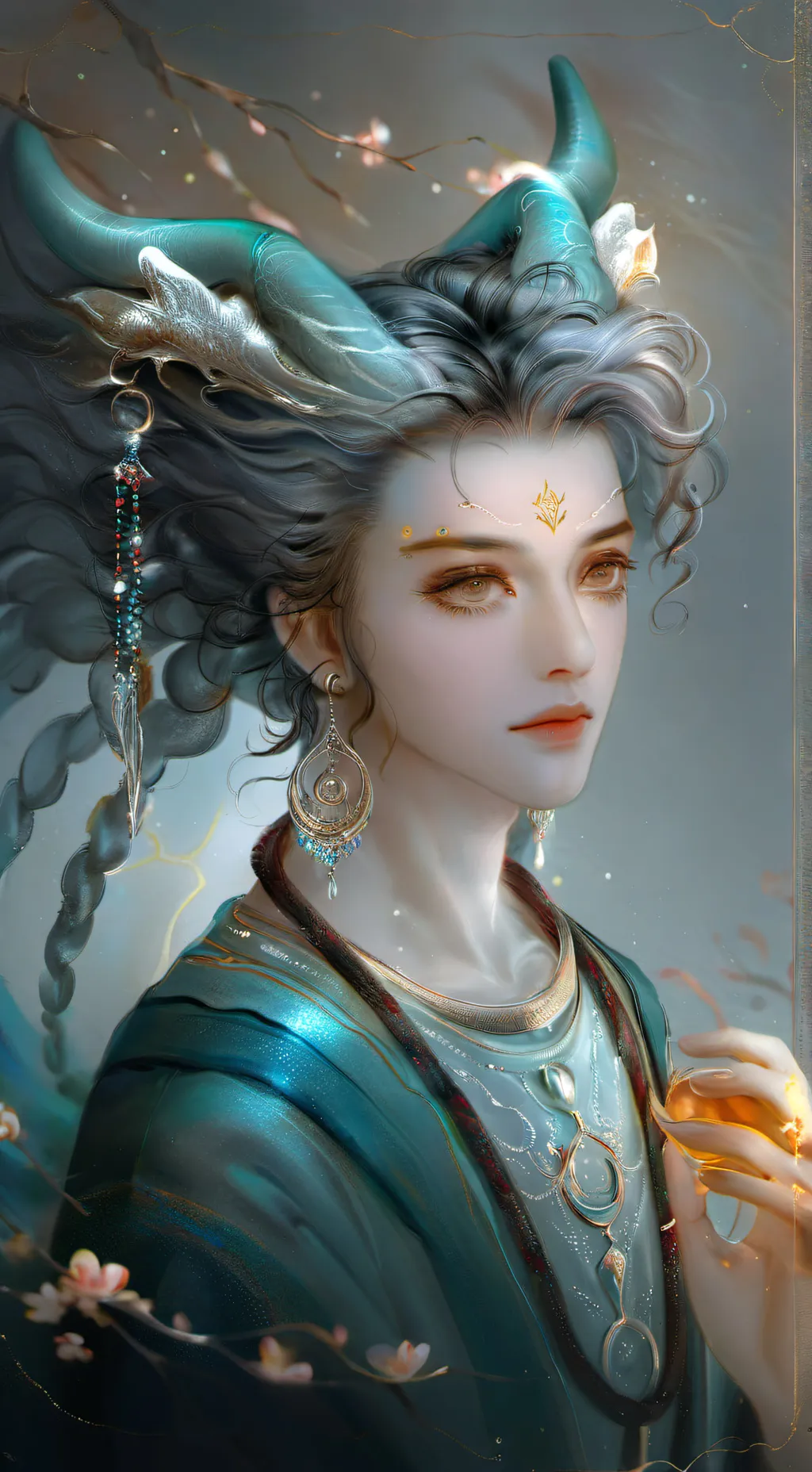 ai character: ♒♍ Taurus background