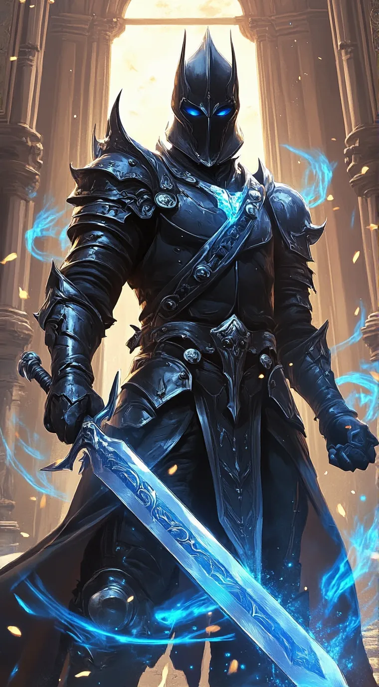 ai character: The Darkest Knight background