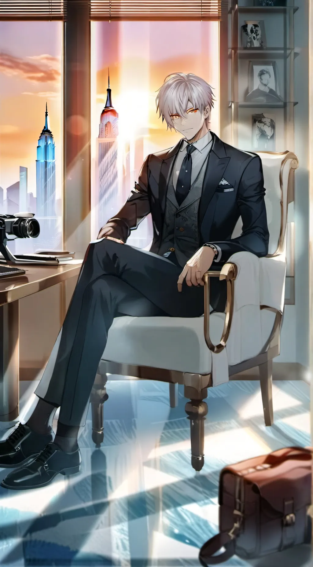 ai character: Adrian background