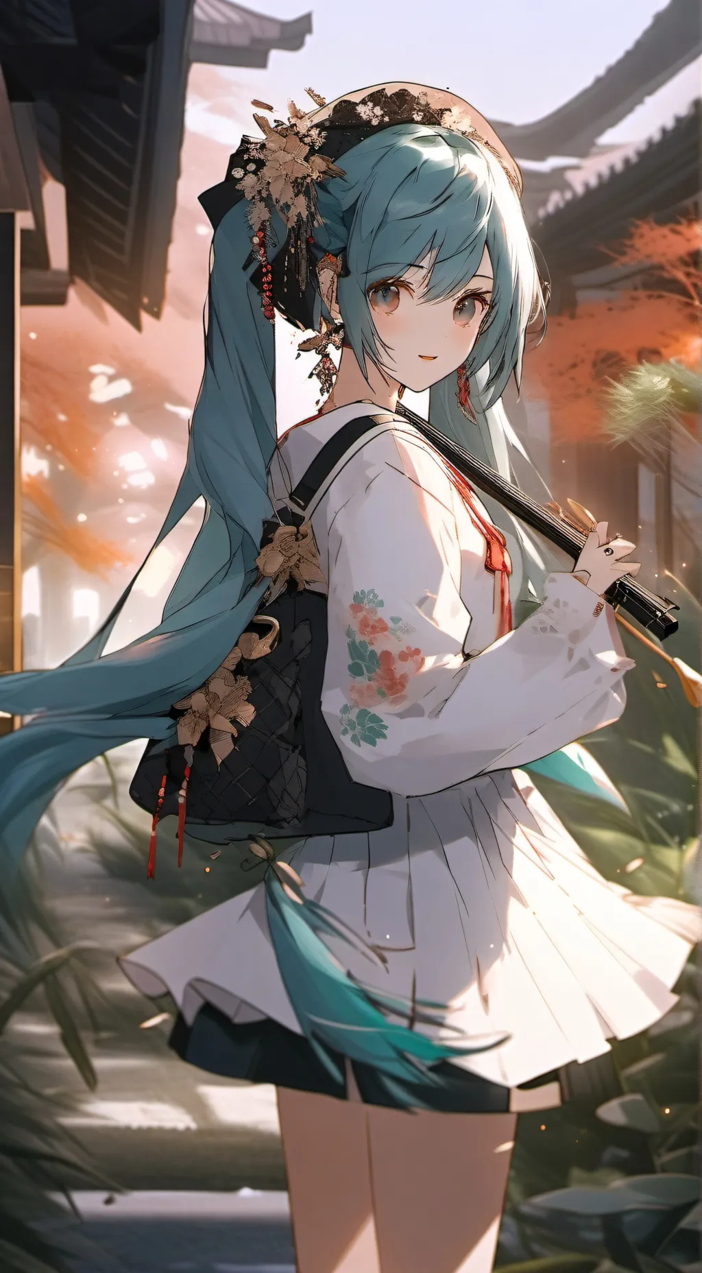 ai character: miku background