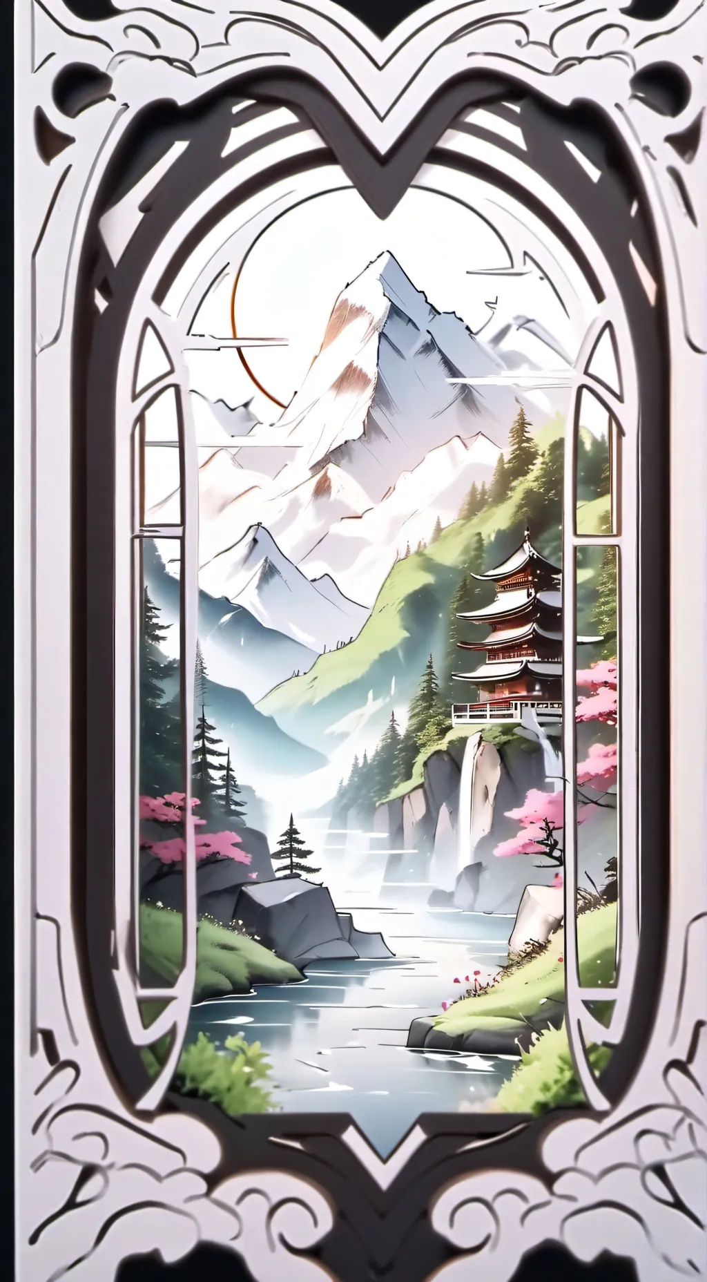 ai character: samsong s24 tablet background