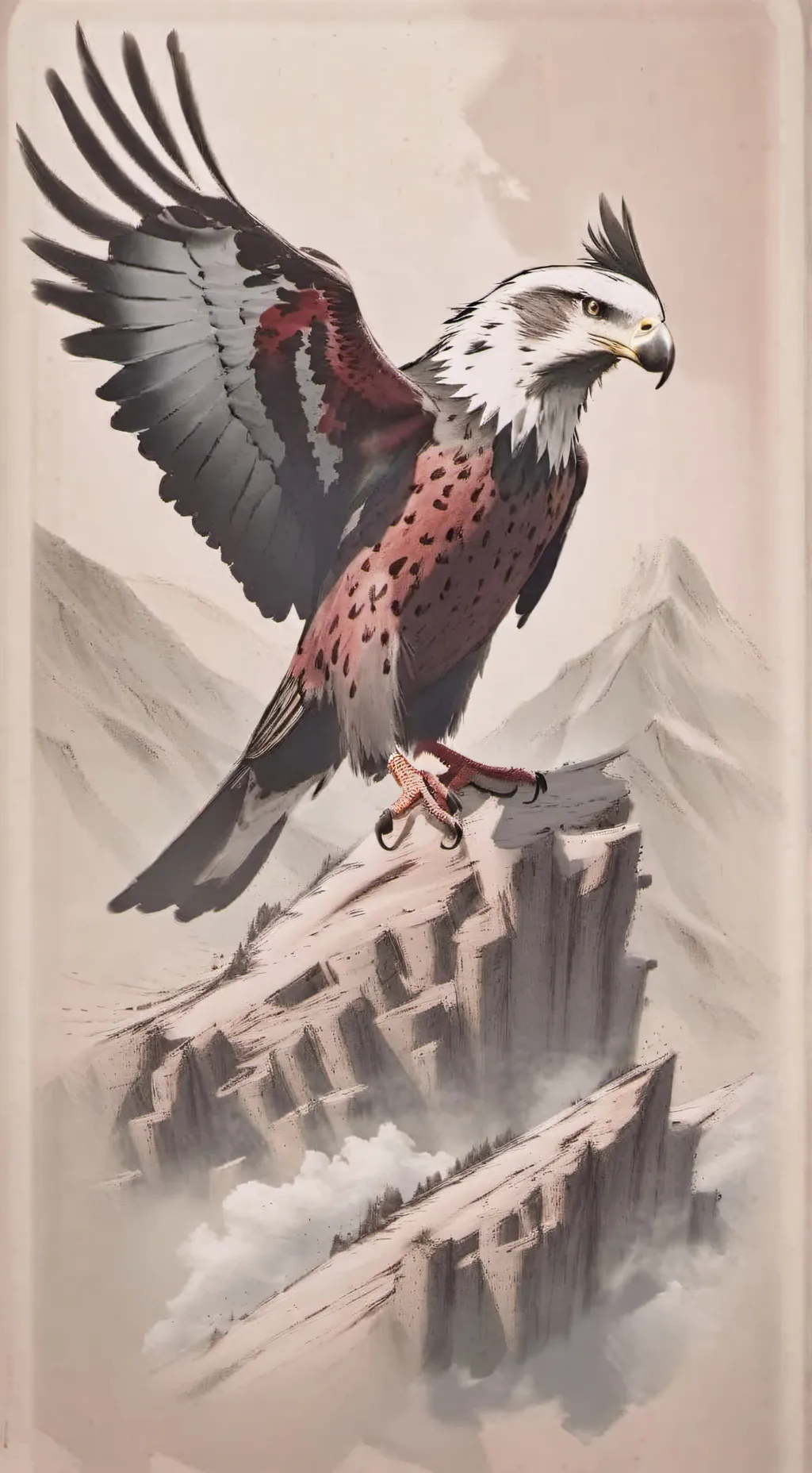 ai character: Águila ziz background