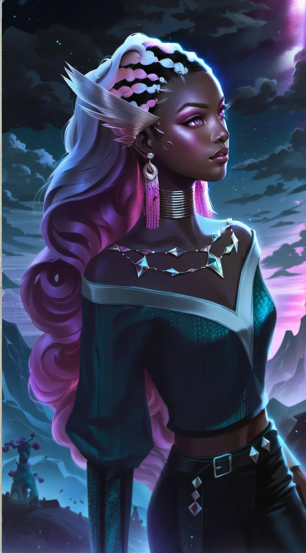 ai character: Serenity background