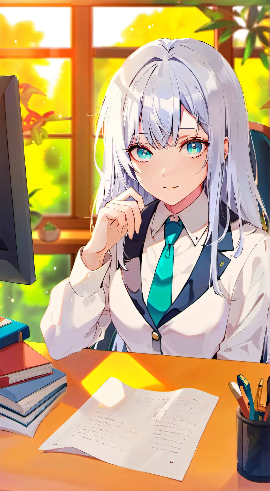 ai character: Misaki background