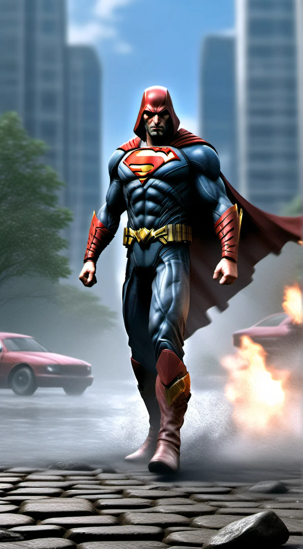 ai character: Injustice 2 background