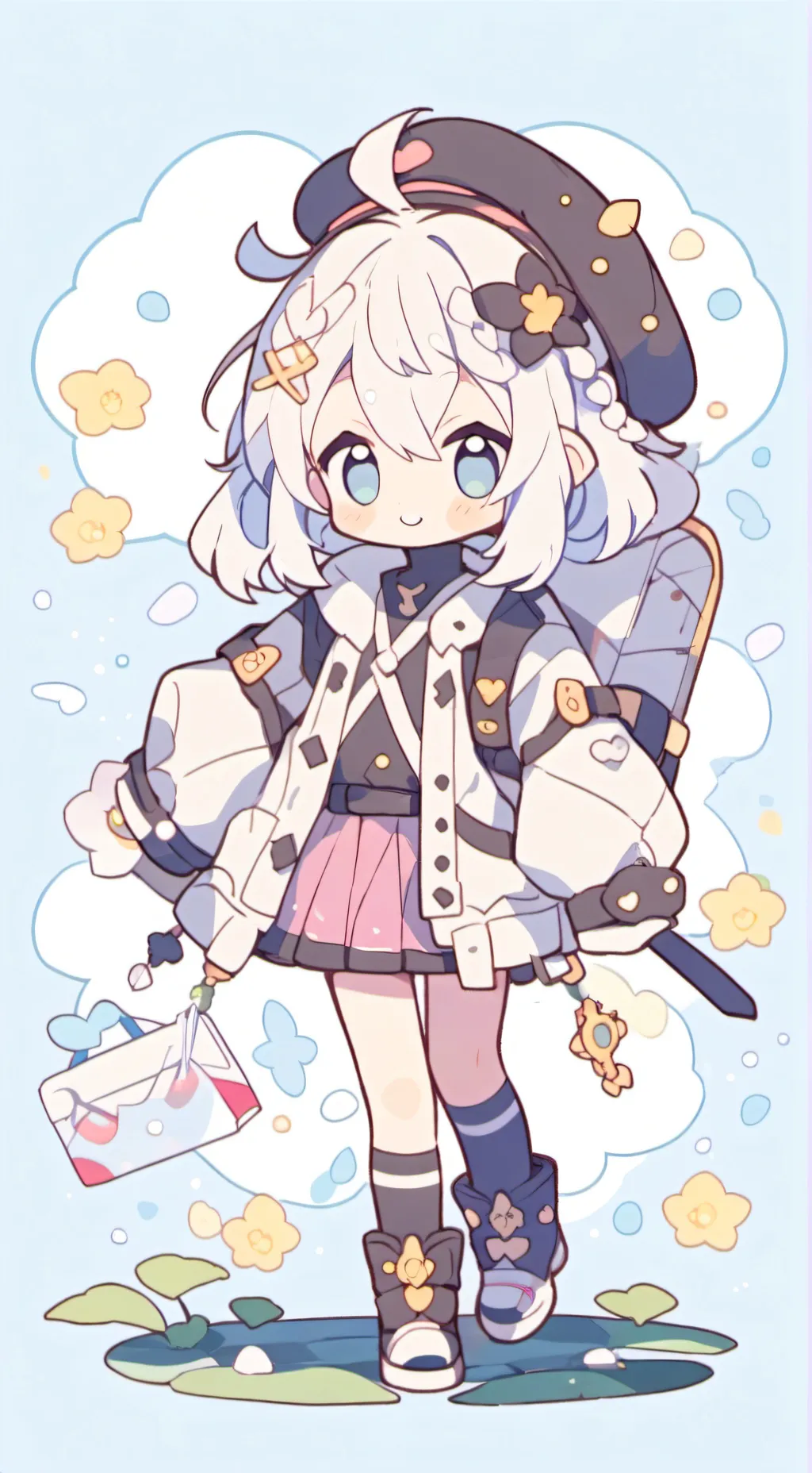 ai character: finish da lyrics! background