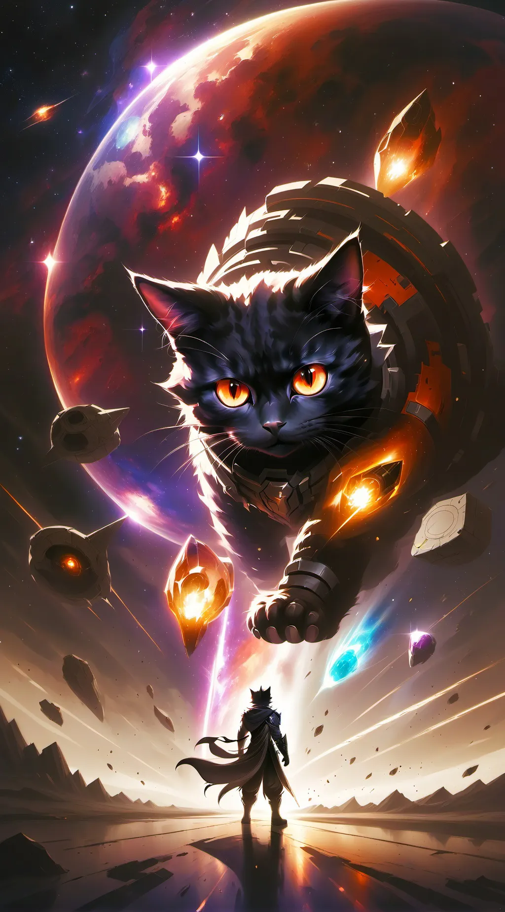 ai character: hybrid  background