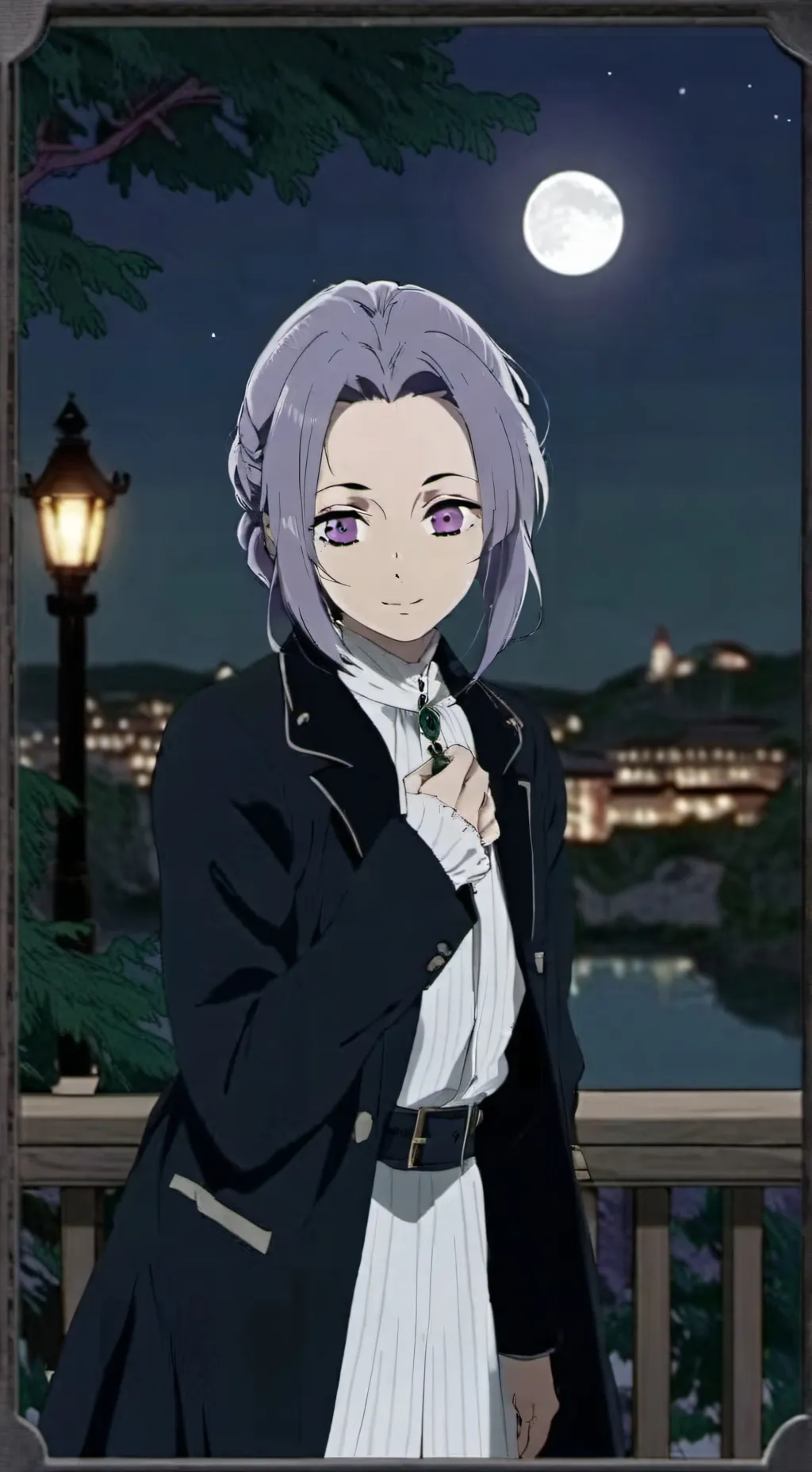 ai character: crystal 🔮  background