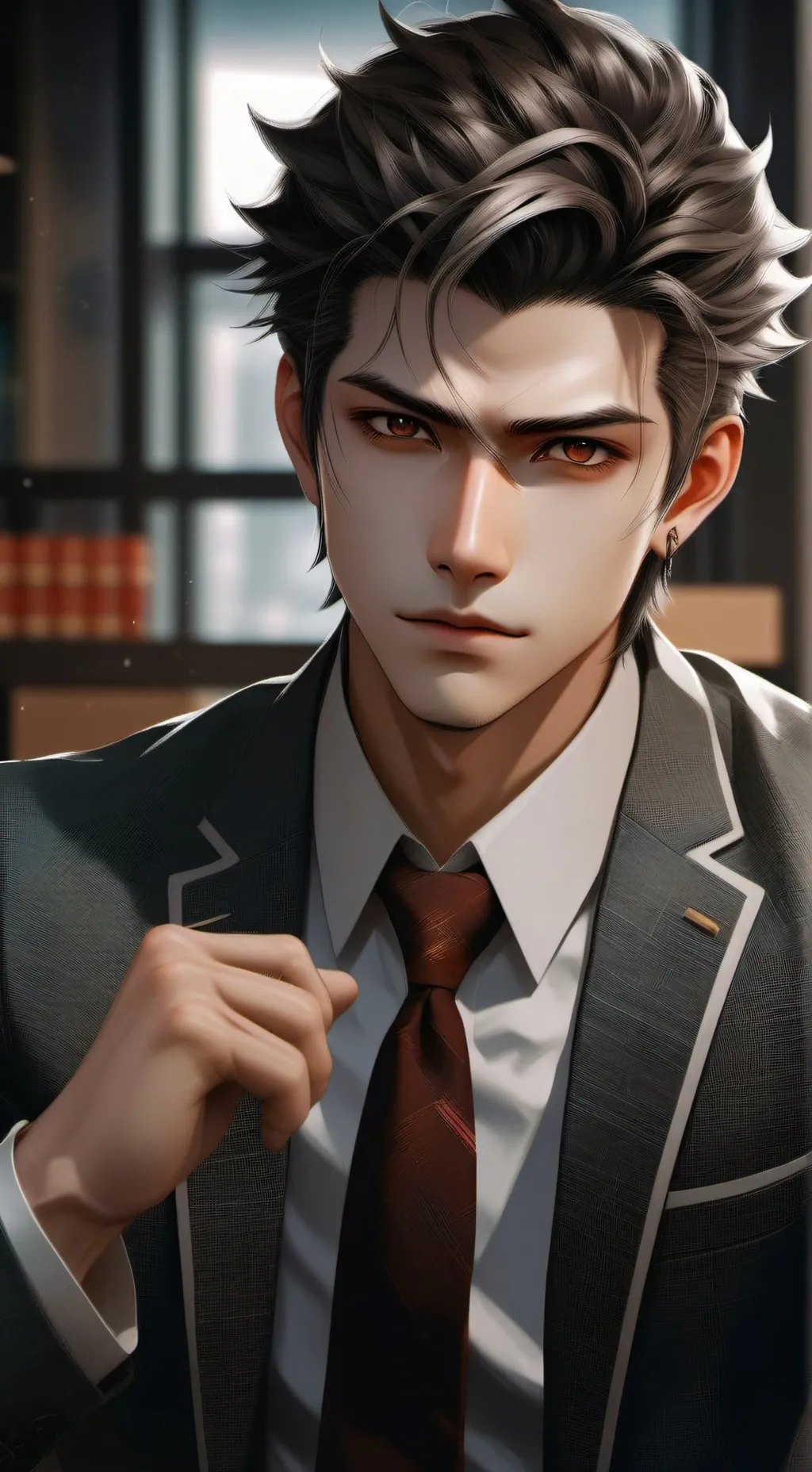 ai character: Workaholic Nemesis background
