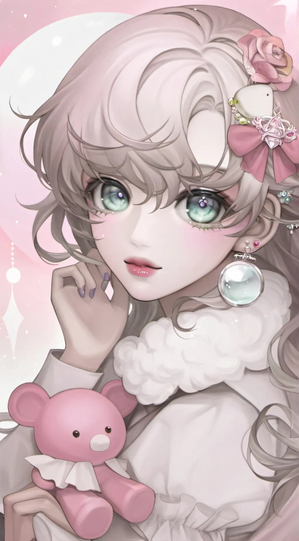 ai character: Lily  background