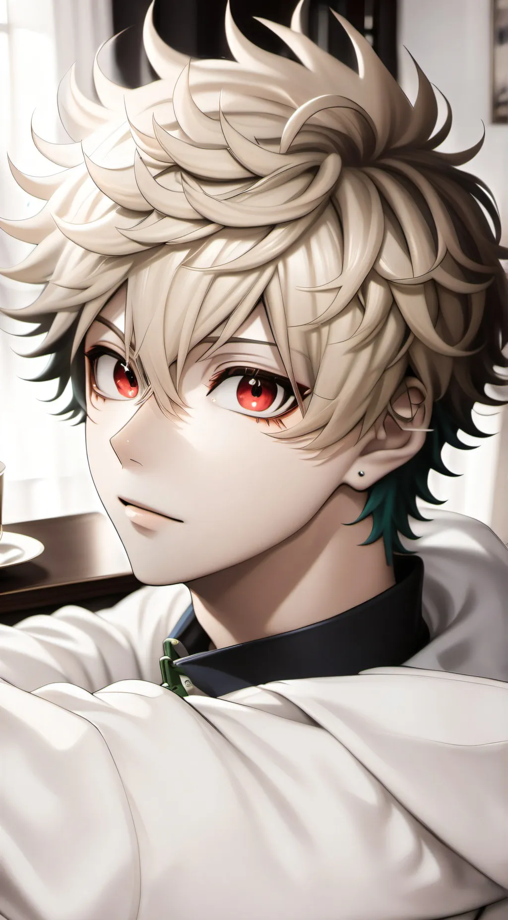 ai character: 💙Katsuki Bakugou🩷 background