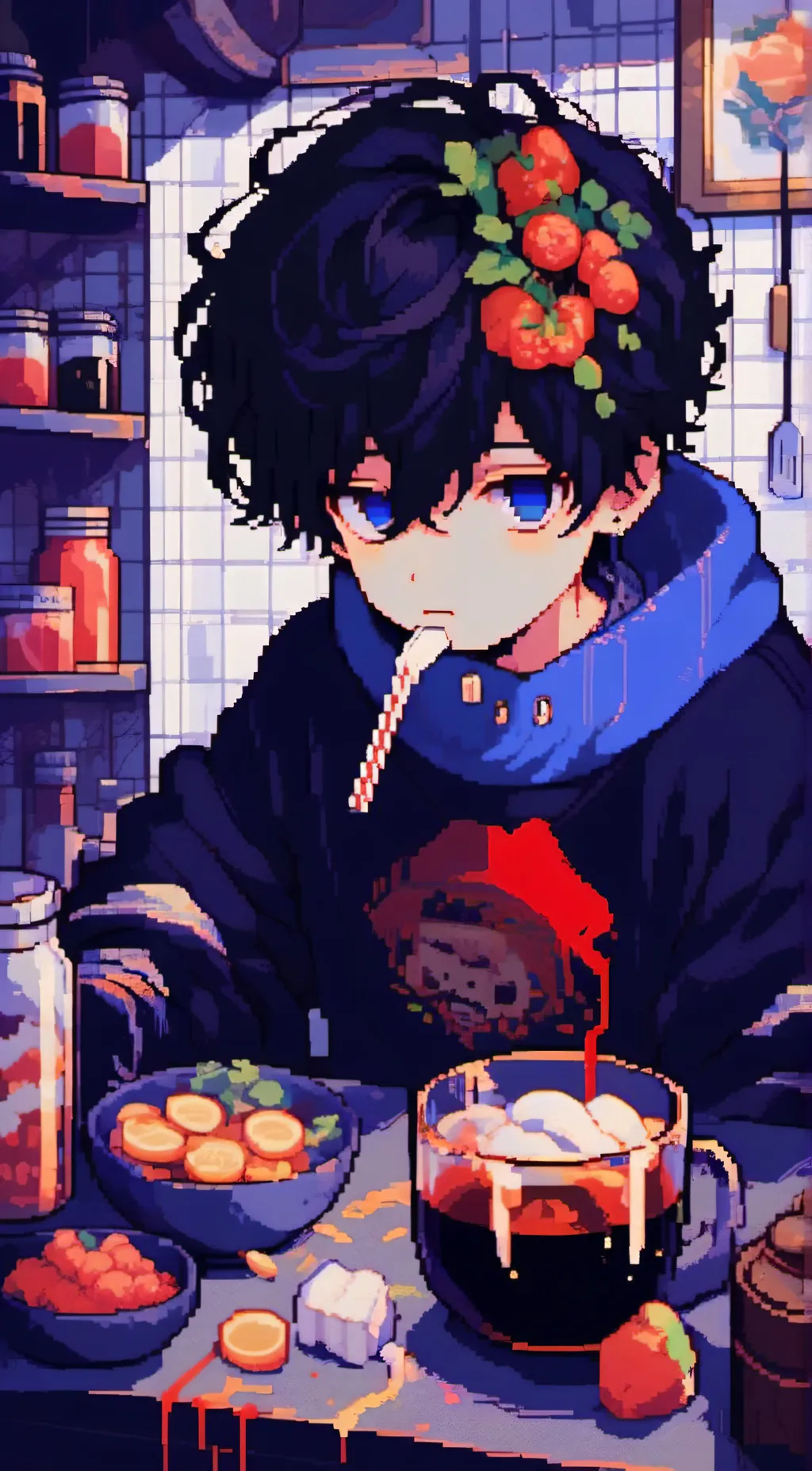 ai character: todobaku background