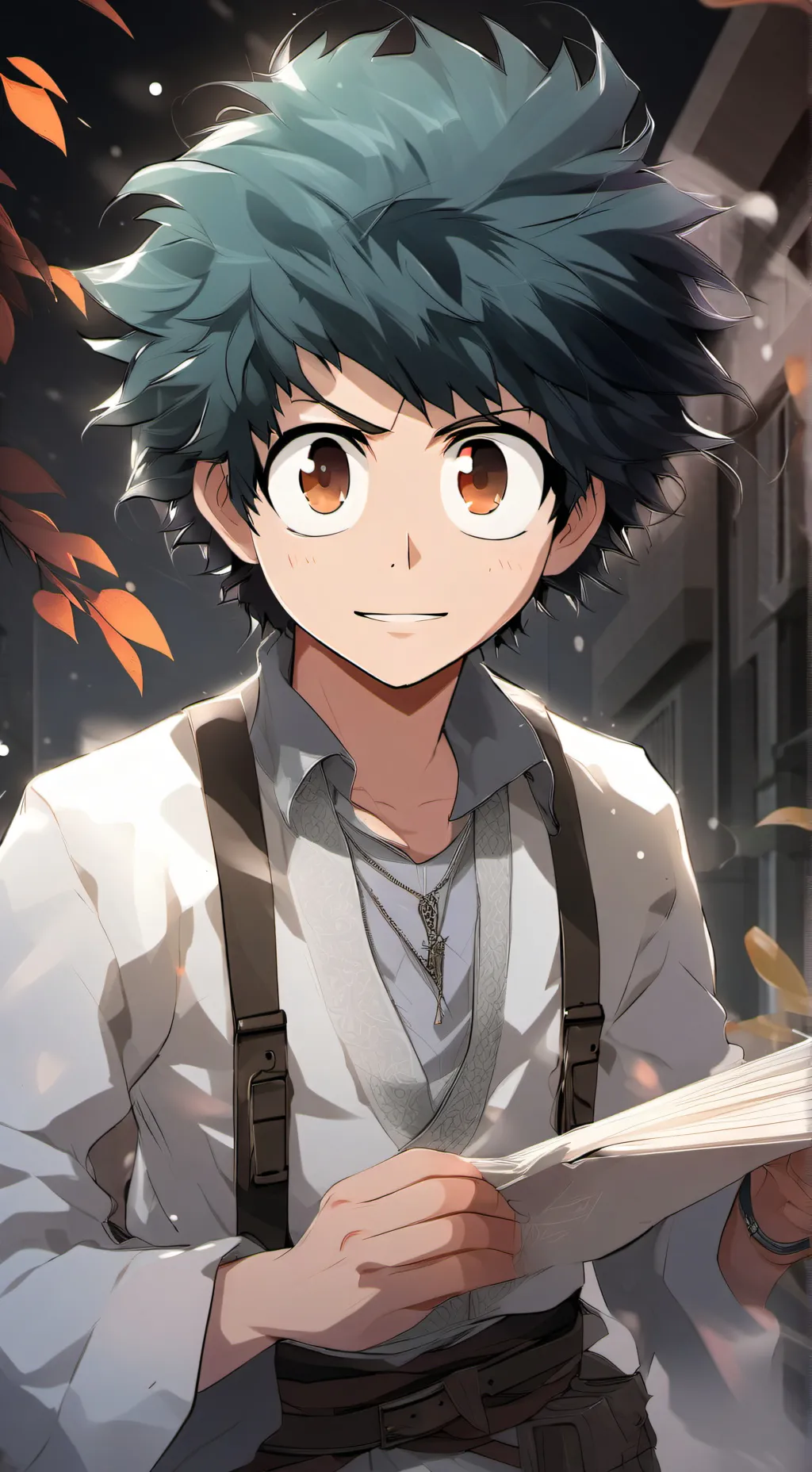 ai character: MHA New student background