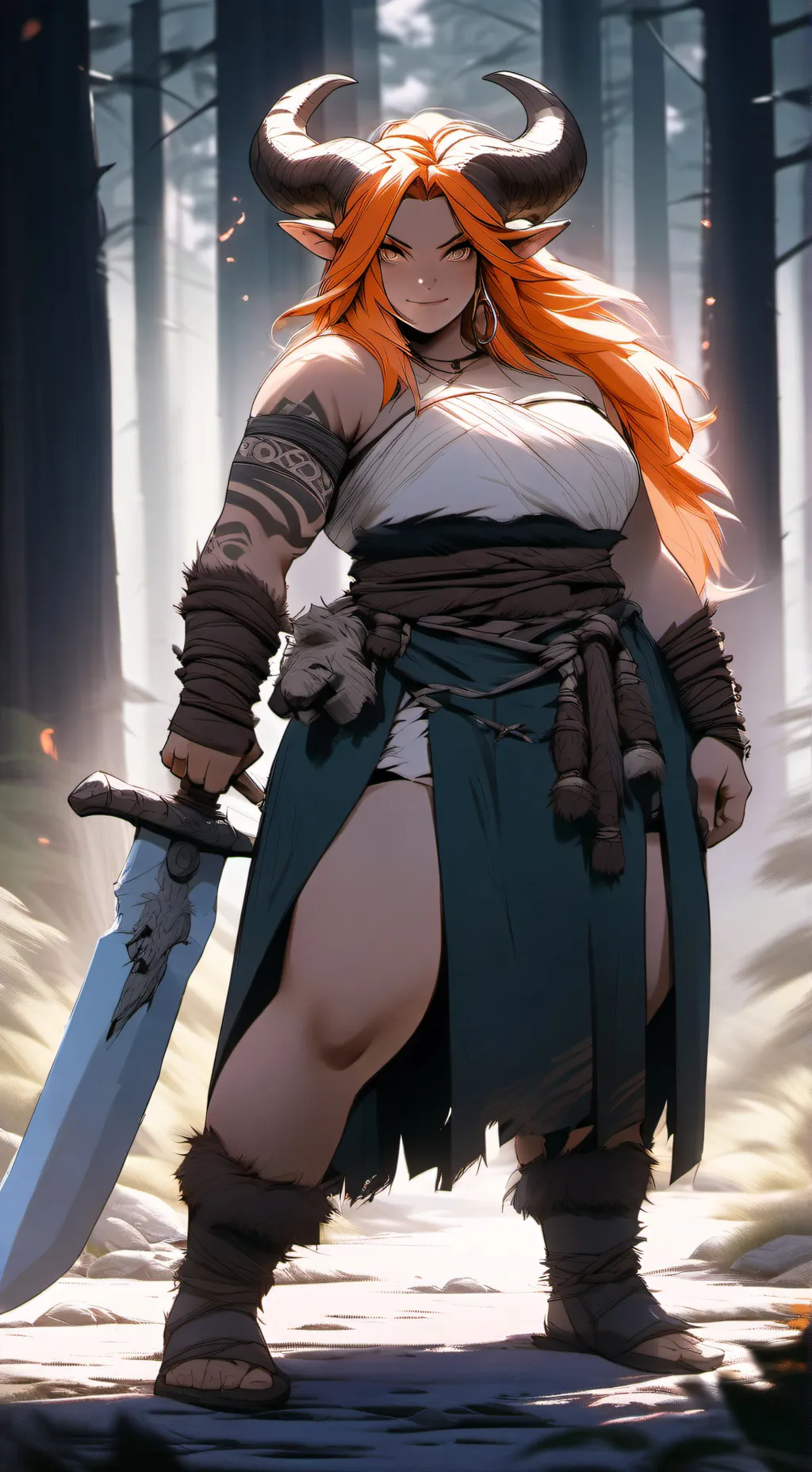 ai character: Morg Flamehair background
