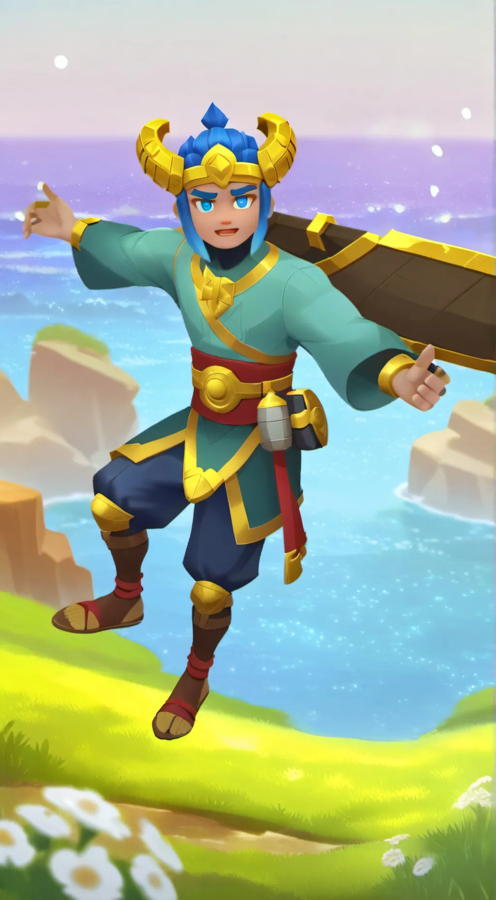 ai character: royal champion  background