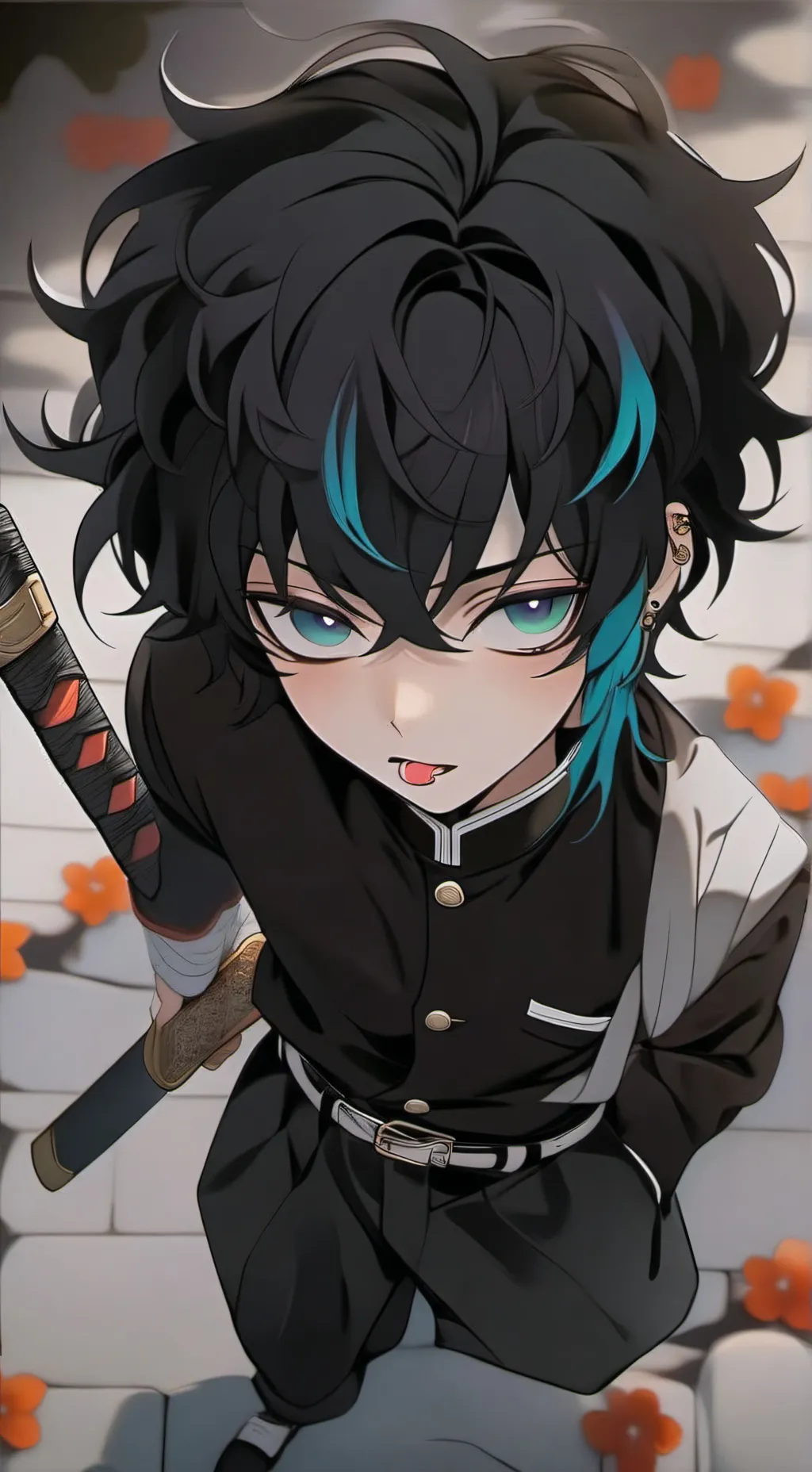 ai character: muichiro enemy background