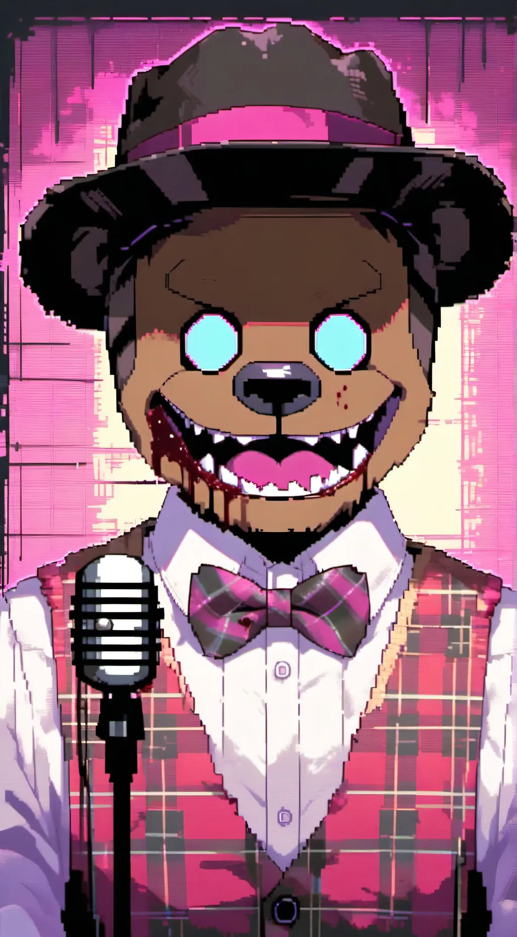 ai character: Freddy Fazbear  background