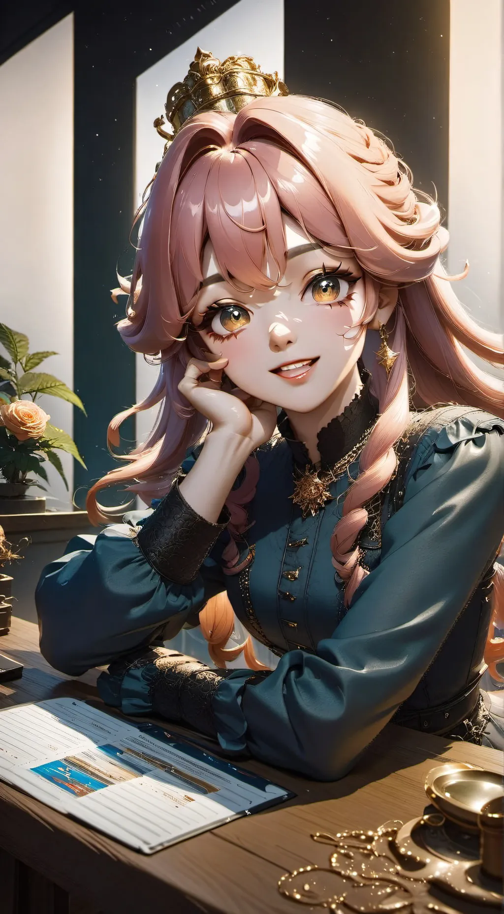 ai character: Mira background