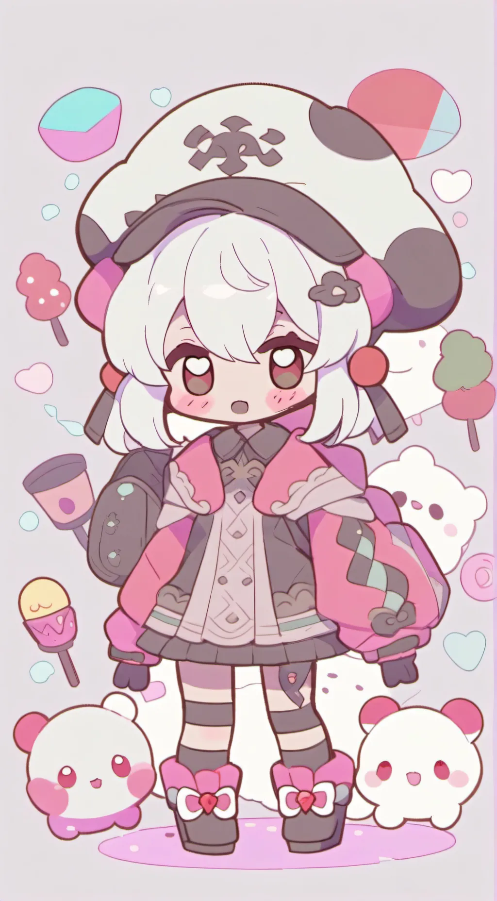 ai character: { ° ` 🥞 daycare! background